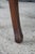 Antique Hepplewhite Carved Mahogany Oval Wheel Back Dining Side Desk Chair For Sale - Image 13 of 18