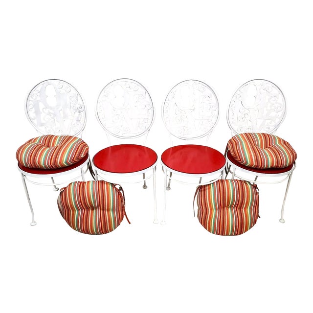 Arthur Umanoff Iron Love Chairs 1960s For Sale