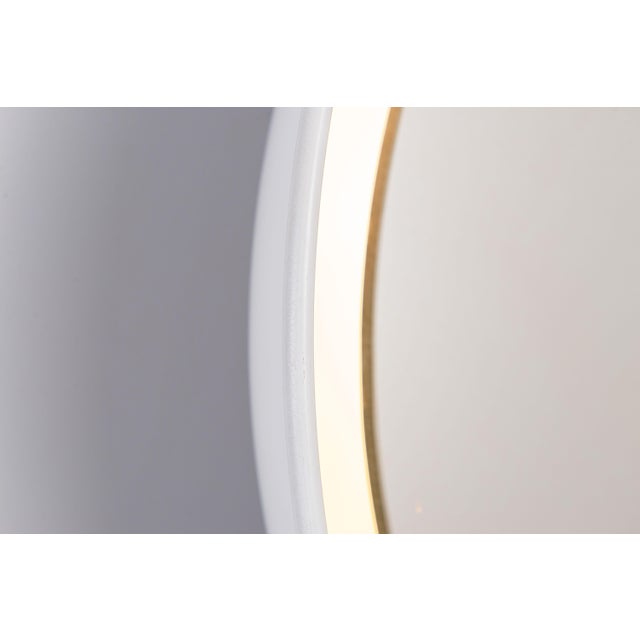 Ivory PH Mirror by Poul Henningsen for Louis Poulsen, 1960s For Sale - Image 8 of 11