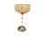 Yellow Vintage Rare Butterscotch Empoli Glass Snifter Goblet Carafe Italian Italy 1960s For Sale - Image 8 of 8