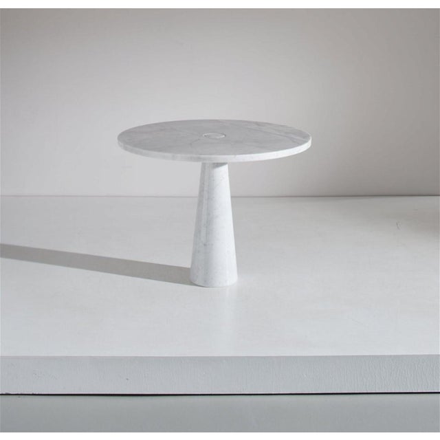 1980s White Marble Eros Table by Angelo Mangiarotti for Skipper, 1990s For Sale - Image 5 of 18