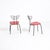 This pair of Radar chairs are often attributed to the Belgian designer Willy Van Der Meeren and date from the 1950s. These...