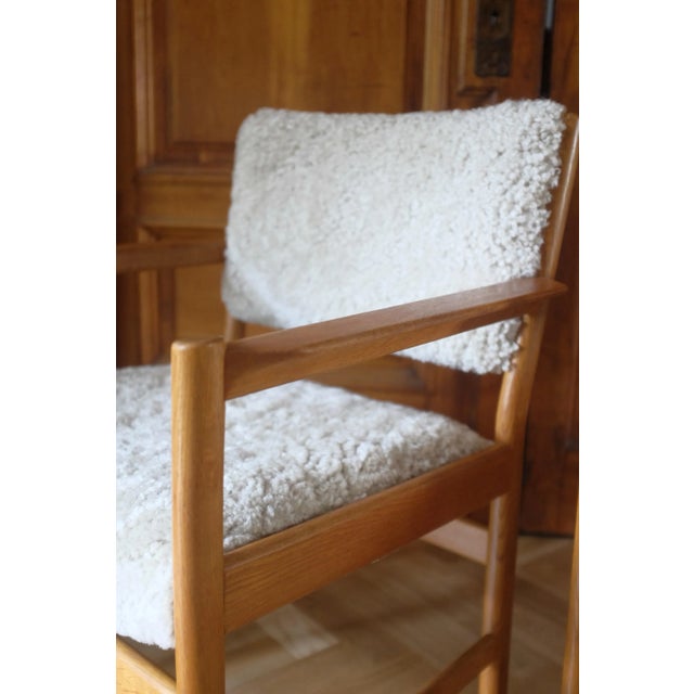 Gorgeous pair of 1960's Armchairs by the iconic Swedish Mid-Century designer Alf Svensson for Bjästa Snickerifabrik. Made...