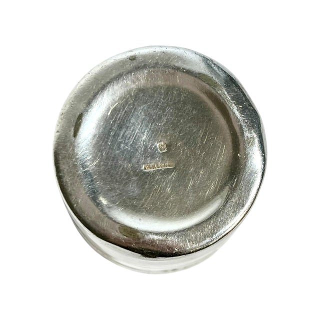 Set of 3 French Art Deco Silverplate Cups | Engraved Goblets or Match Holders For Sale - Image 11 of 13