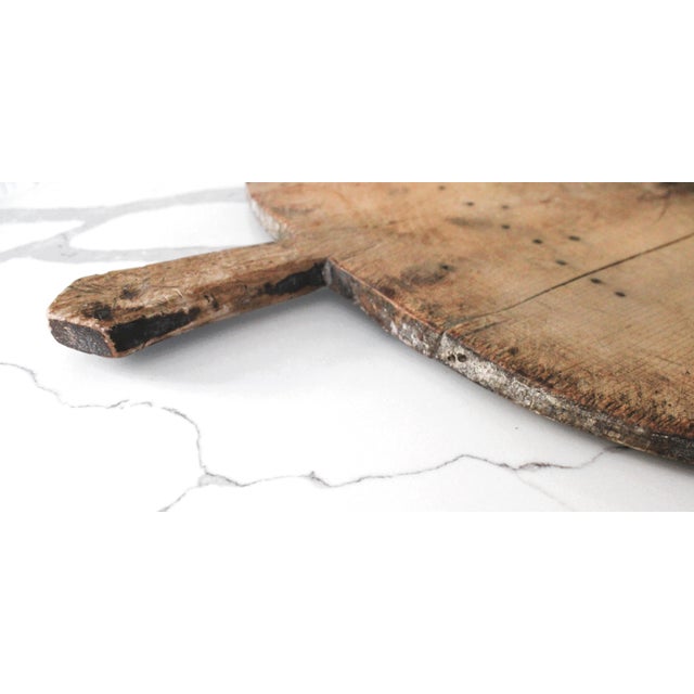 French Ext LRG Stacked Antique French Handmade Charcuterie Boards S/2 For Sale - Image 3 of 6