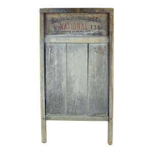 Early 20th Century National Washboard Universal Soap Saving Board No. 134 Made in Usa