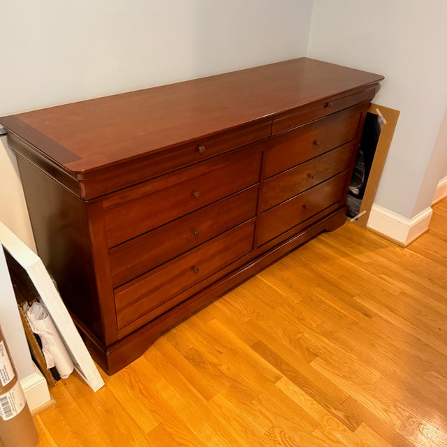 French Louis Phillippe 8 Drawer Dresser From Grange For Sale - Image 3 of 7