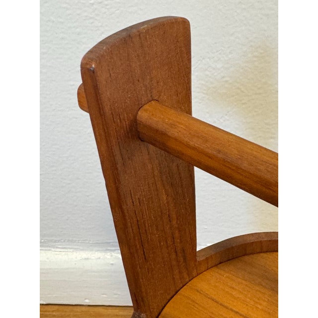 1960s Italian Modern Teak Ice Bucket by Anri Form, Genuine Buruma Teak, Italy For Sale In San Francisco - Image 6 of 10