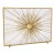 Brilliant Gold Sunburst Fireplace Screen For Sale