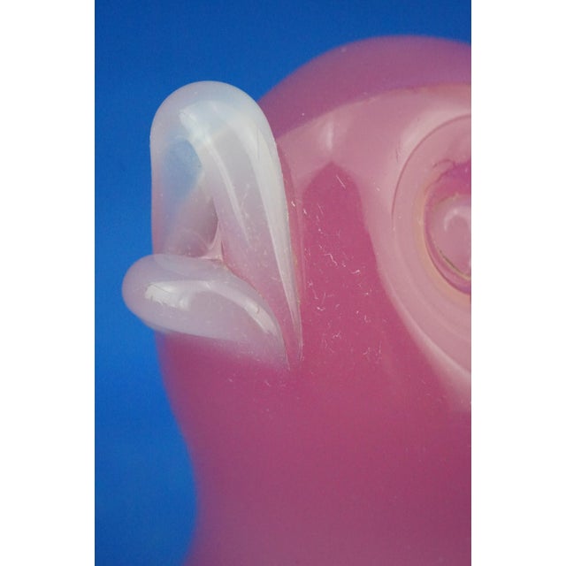 Pink Opaline Sommerso Glass Duckling from Seguso, Murano, Italy, 1950s For Sale - Image 16 of 18