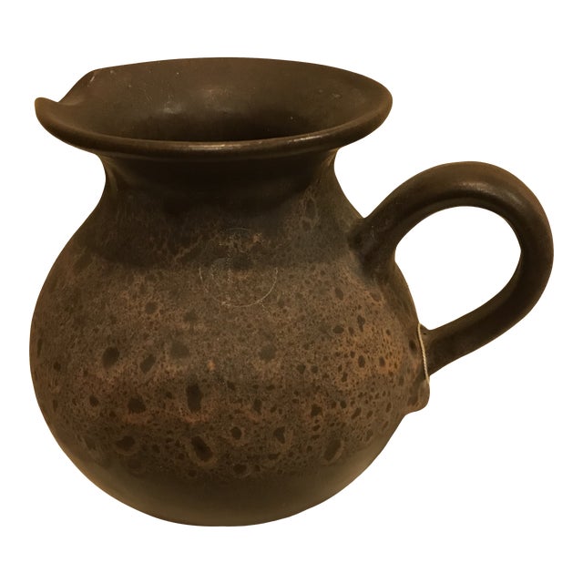 Mid Century Modern German Ceramic Pottery Vase by Silberdistel For Sale