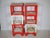 Vintage Coca-Cola advertising and sales displays, set of 2. Modular plastic shelves with original Coca-Cola lettering...