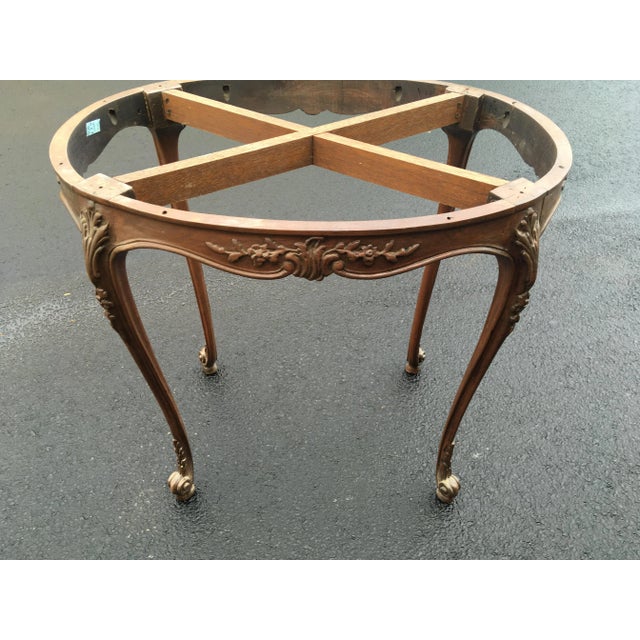 Stone 19th Century Hand Carved Louis the 15th Style Marble Top Side Table. For Sale - Image 7 of 13