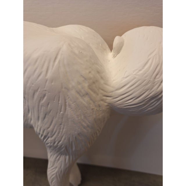 Vintage Boho Zimmerman Composite Monkye With Gild Face and Brass Tail For Sale - Image 11 of 12