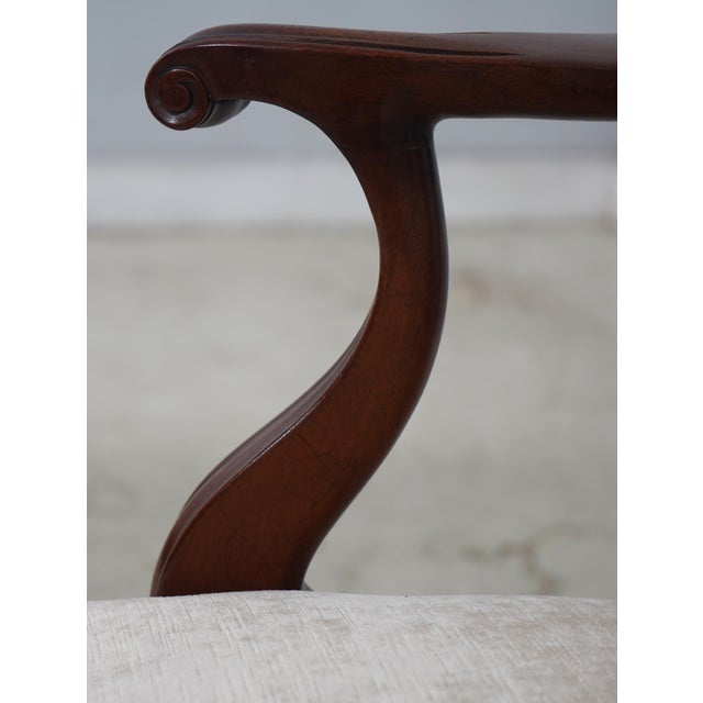 Wood Set of 6 Baker Mahogany Dining Chairs For Sale - Image 7 of 18