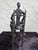 1970s Mid-Century Modern Abstract Metal Figure Sculpture With Seated Drummer Motif 8.5” For Sale - Image 5 of 7