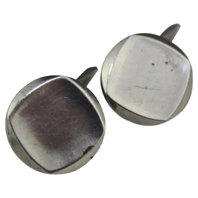 Silver Cufflinks from Württembergische Metallwaren Fabrik WMF, 1960s, Set of 2 For Sale