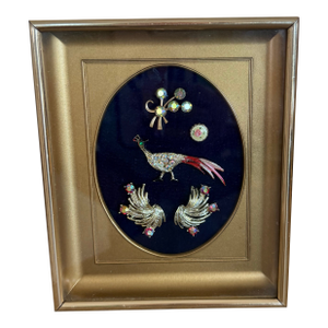 Vintage Jewelry Shadowbox Display