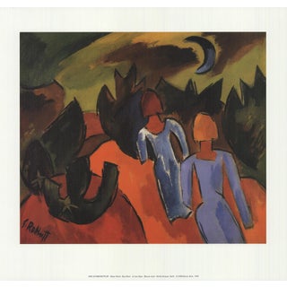 Karl Schmidt-rottluff Blue Moon, 1993 For Sale