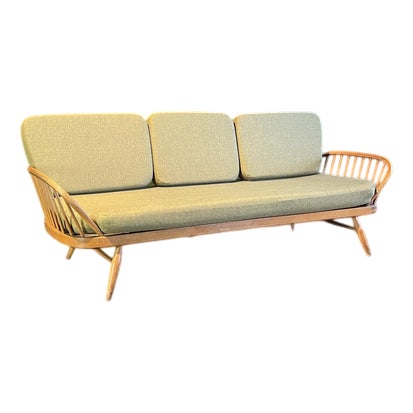 Vintage Blonde and Green Sofa by Lucian Ercolani for Ercol, 1960s For Sale