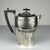 Antique silver plated coffee pot made in Sheffield, England in the 1890-1910s. Silver plated is used to denote - the...