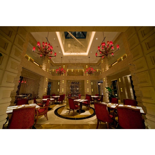 Glass Italian Chandelier by Favola Vetrarti For Sale - Image 7 of 10