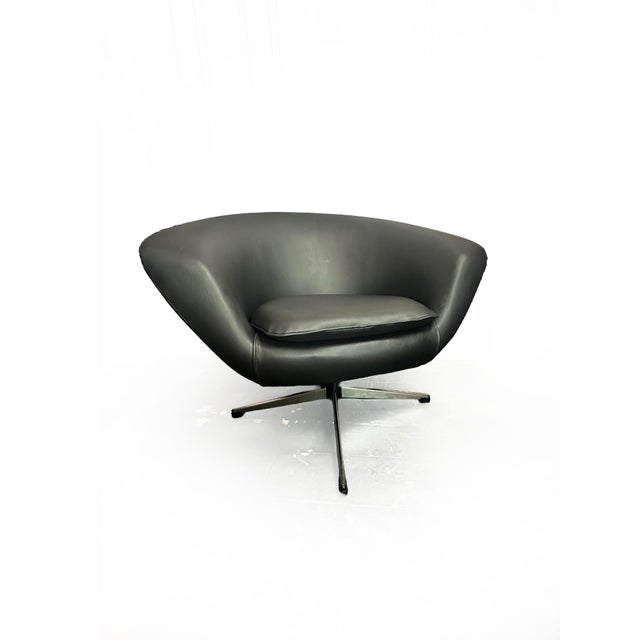 Vintage Swedish Pod Swivel Chair, 1960s For Sale - Image 7 of 17