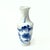 Art Deco Blue & White Illustrative Hand Painted Petite Bud Vases - Set of 6 For Sale - Image 3 of 8
