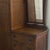 Antique oak wood gentleman’s chest or chifferobe with adjustable mirror and pull out clothes rack. Dovetailed drawers,...