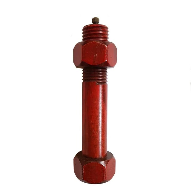 Mid-Century Italian Nut & Bolt Pepper Mill For Sale - Image 4 of 4