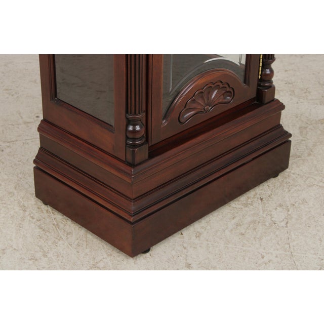 Howard Miller Presidential Cherry Grandfather Clock For Sale - Image 9 of 18