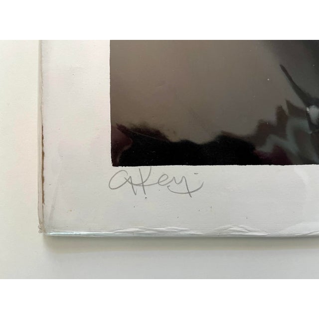 1970s 1974 Lithograph by British Artist Geoffrey Key "Barb" Signed Numbered Sealed For Sale - Image 5 of 6