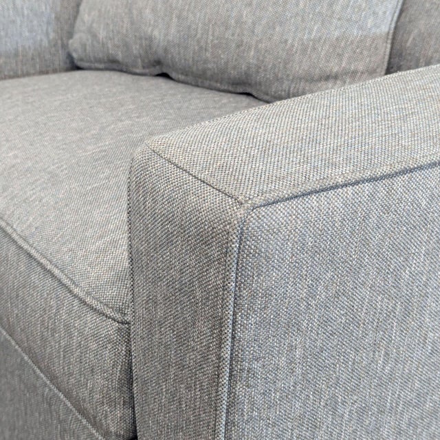 Room & Board Modern Gray Lounge Chair With Cushions For Sale In San Francisco - Image 6 of 7