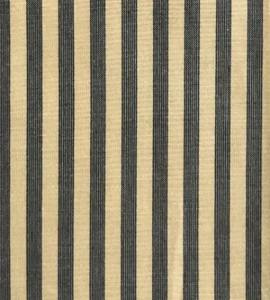 Sample - The House of Scalamandré Directoire Fabric, Iron Grey & Beige