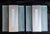 Vintage Wall Lamps with Metal Housing and Frosted Glass Blocks, 2000s, Set of 2, in Very Good conditions. Designed from...