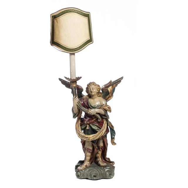 Portuguese Candeliary Seraphins, 19th Century, Set of 2 For Sale - Image 3 of 6