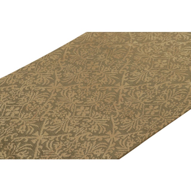 Hand-knotted in Nepal with high-quality wool and chic, luminous silk, this modern rug features a Cordoba design modelled...