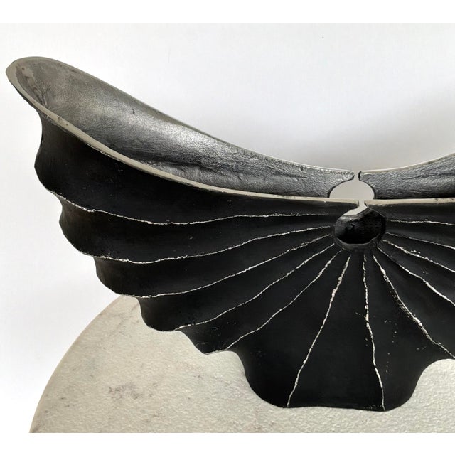 Global Views Global Views Modern Black Atlantis Centerpiece For Sale - Image 4 of 4