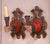 Italian 20th Century Italian Carved Polychrome Figural Arm Form Wall Sconces, Set of 4 For Sale - Image 3 of 10
