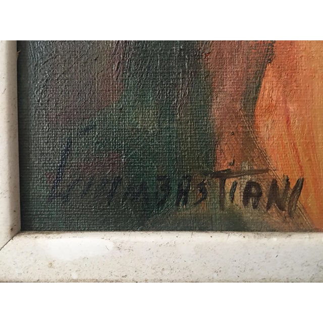 Impressionist Early 1900s Lisa Giambastiani Portrait Painting, Framed For Sale - Image 3 of 3