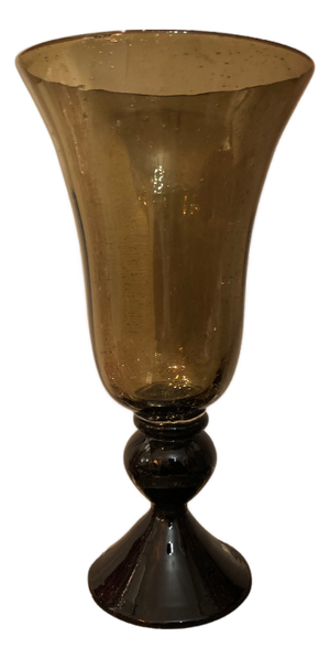 Black Murano Glass Vase