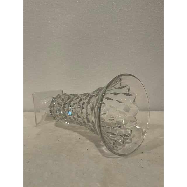 American Mid 20th Century Fostoria Footed Vase For Sale - Image 3 of 3