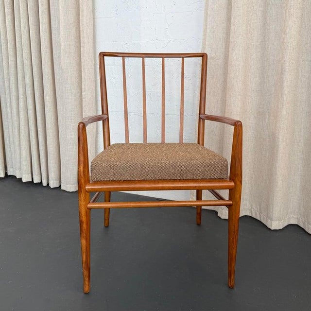 Mid-Century Modern 1950s Mid-Century Modern Walnut Armchair by t.h. Robsjohn-Gibbings for Widdicomb For Sale - Image 3 of 7