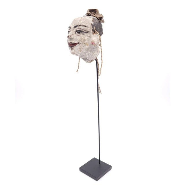 Wood Southeast Asian Puppet Head, Circa 1880 For Sale - Image 7 of 8