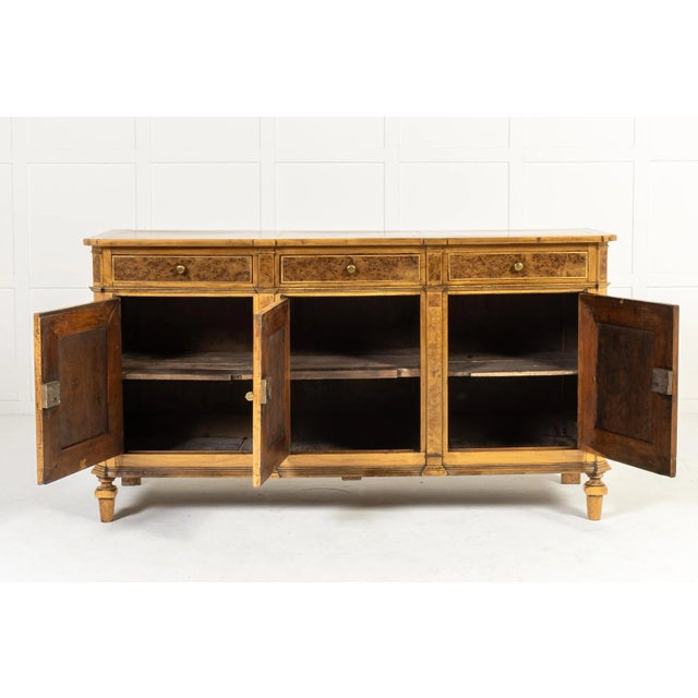 Brown French Cherry and Elm Enfilade, 18th Century For Sale - Image 8 of 11