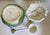 1970s Italian Sculptural Hydrangea Ceramic Tureen With Leaf Ladle For Sale - Image 10 of 12