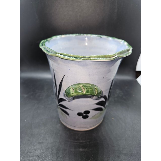 vintage Mexican pottery vase or planter