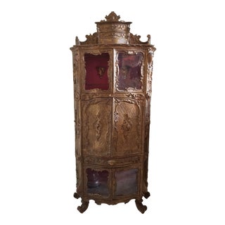 Early 19th Century Venetian Rococo Curiosity Cabinet For Sale