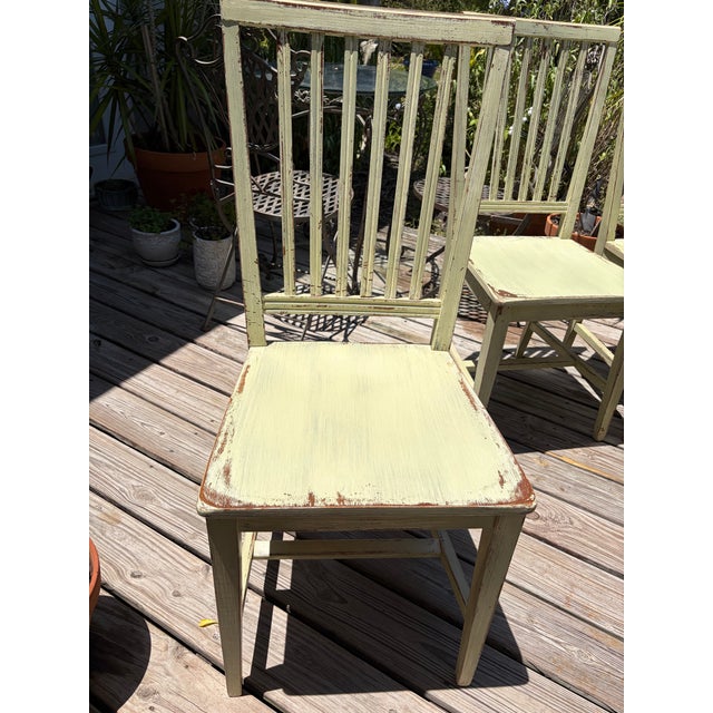 Wood Mid-Century Modern-4-Italian Made Chairs For Sale - Image 7 of 8