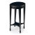 Traditional Arielle Plum Accent Table, Black For Sale - Image 3 of 3